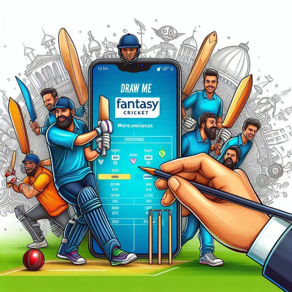 Fantasy Cricket App Mockup